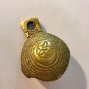 Nigerian brass bell Africa vintage